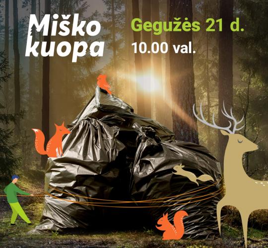 Prisijunkite į miškų tvarkymo talką „Miško kuopa“!